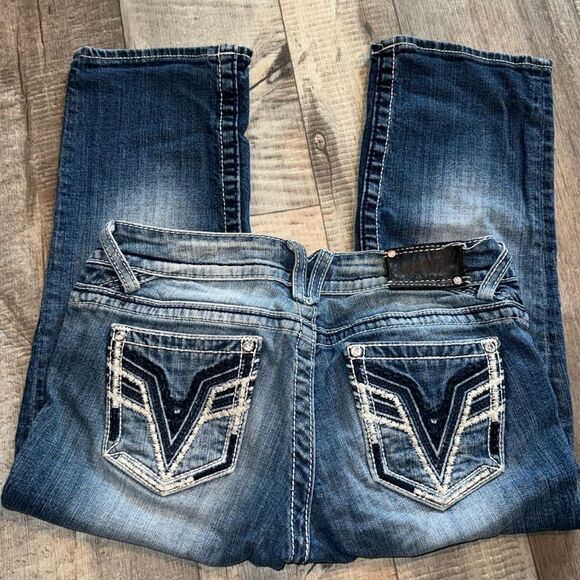 VIGOSS CHELSEA‎ Capri JEANS- size 5/6 - Picture 1 of 10